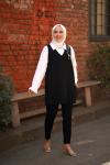 Linda Üçlü Süveter Takım Siyah Siyah