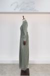Valerin  pilise  Gögus Taş işleme  Kalem Tesettür Abiye Mint Yeşili  Mint Yeşili
